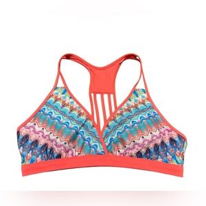 Title Nine Bikini Swimsuit Top Womens Size Large Athletic Tide Racerback